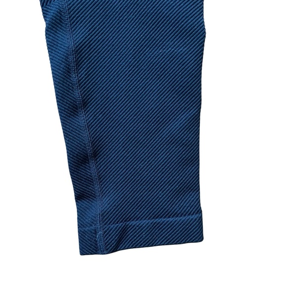 Spanx Look At Me Now Seamless Sculpt Leggings Black Size XL Chevron Ribbed - Picture 7 of 9